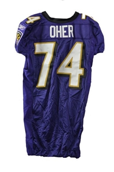 Michael Oher 12/05/10 Game Worn Uniform (Jersey and Pants) "The Blind Side" (Ravens LOA)